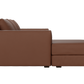 The Elevate Sectional in Cactus Leather