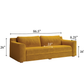 The Elevate 86" Sofa in Cactus Leather