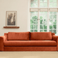 The Elevate 96" Sofa in Recycled Velvet