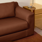 The Elevate Sectional in Cactus Leather