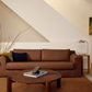 The Elevate 86" Sofa in Cactus Leather