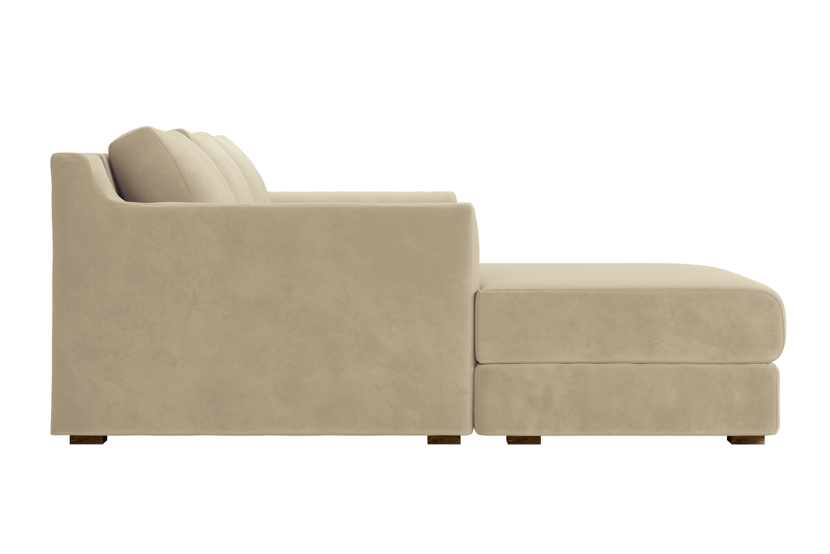 Sabai Design · The Elevate Natural Sectional in Recycled Velvet | socius design in Rochester, MN
