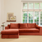The Elevate Sectional in Recycled Velvet