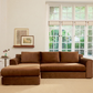 The Elevate Sectional in Recycled Velvet