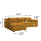 The Elevate Sectional in Upcycled Poly