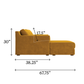The Elevate Sectional in Recycled Velvet