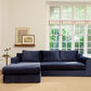 The Elevate Sectional in Recycled Velvet