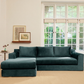 The Elevate Sectional in Recycled Velvet
