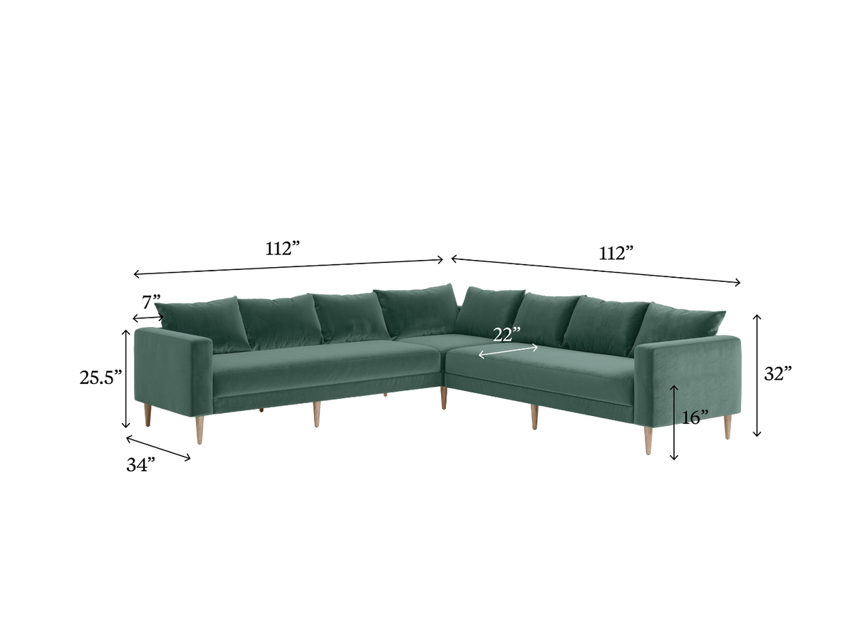 Sabai Design · The Essential Corner Sectional (7 Seat) in Hemp Blend | socius design in Rochester, MN