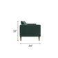 The Essential Sofa in Cactus Leather