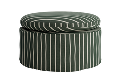 The Evergreen Ottoman in Hemp Blend