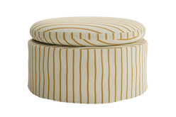 The Evergreen Ottoman in Hemp Blend