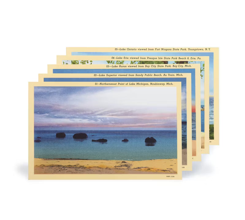 Field Notes Great Lakes Postcard Set