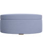 The Evergreen Storage Ottoman in Hemp
