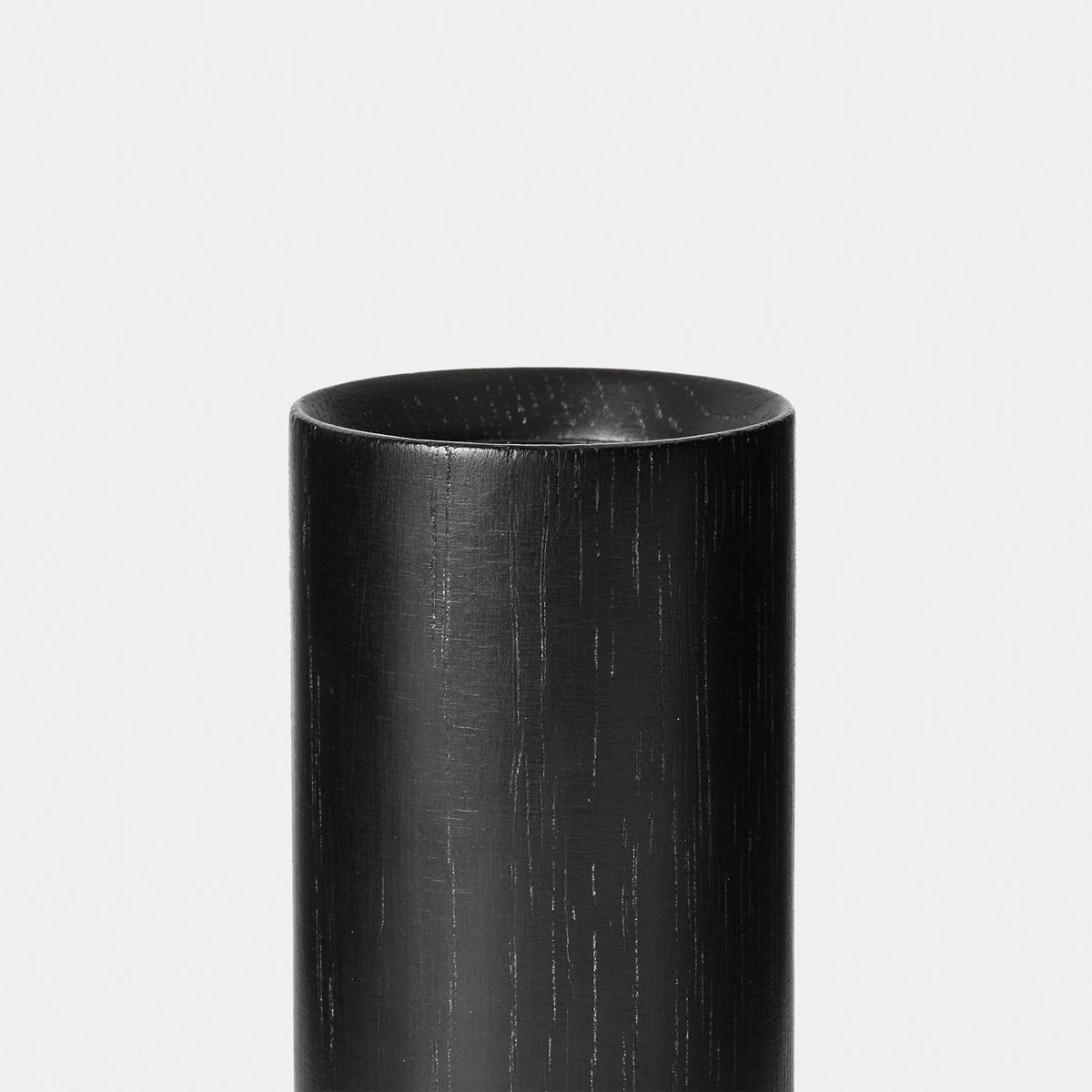 Knuckle Table Lamp Base in Blackened Oak