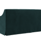 The Evergreen Loveseat in Recycled Velvet