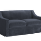 The Evergreen Loveseat in Recycled Velvet