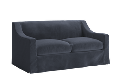 The Evergreen Loveseat in Recycled Velvet