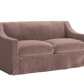 The Evergreen Loveseat in Recycled Velvet