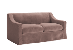 The Evergreen Loveseat in Recycled Velvet
