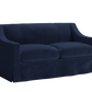 The Evergreen Loveseat in Recycled Velvet