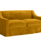 The Evergreen Loveseat in Recycled Velvet