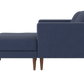 The Essential Loveseat Sectional in Upcycled Poly