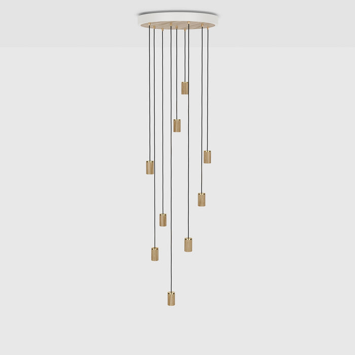 Nine Pendant in Oak · Ceiling Fixtures by Tala US