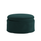 The Evergreen Ottoman in Recycled Velvet