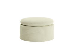The Evergreen Ottoman in Hemp Blend