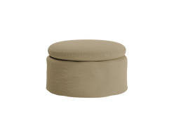 The Evergreen Ottoman in Hemp Blend