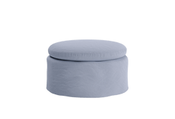 The Evergreen Ottoman in Hemp Blend