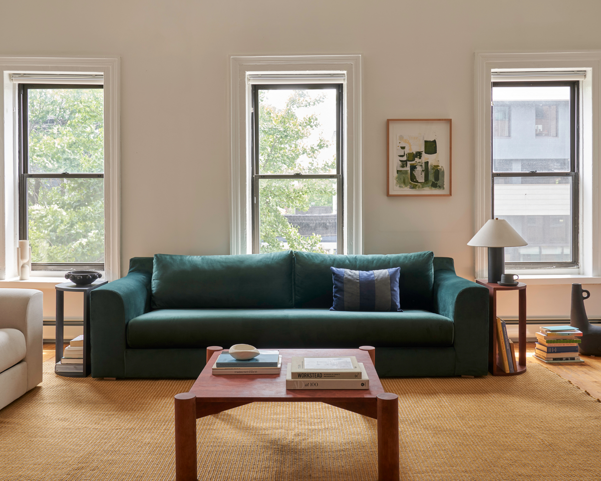 Sabai Design · The Elevate Natural 96" Sofa in Recycled Velvet | socius design in Rochester, MN
