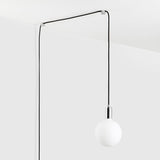 Sphere IV Plug-In Pendant in Stainless Steel
