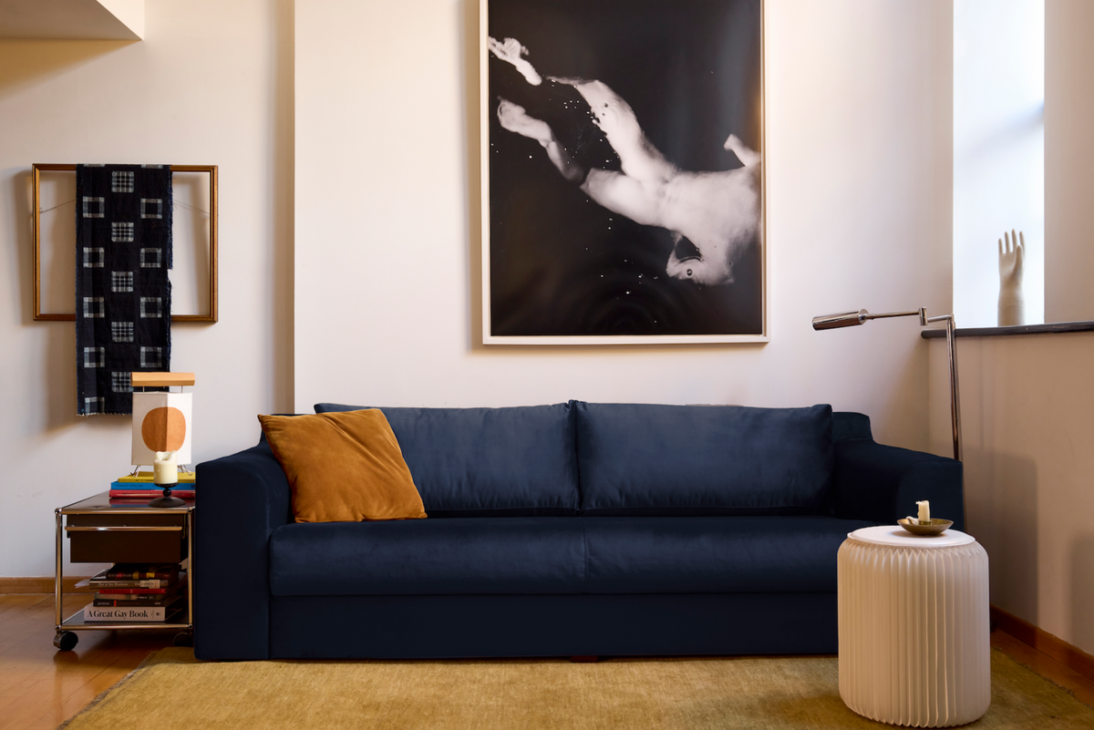 Sabai Design · The Elevate Natural 86" Sofa in Recycled Velvet | socius design in Rochester, MN