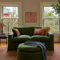 The Evergreen Loveseat in Recycled Velvet