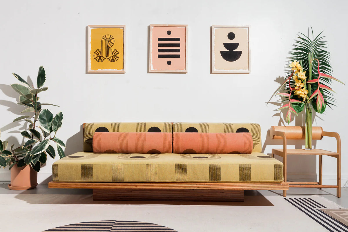 Block Shop · Trillium Woodblock Print + Maple Hanging Rails