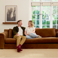 The Elevate 96" Sofa in Recycled Velvet