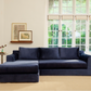 The Elevate Sectional in Recycled Velvet