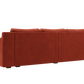 The Elevate Sectional in Recycled Velvet