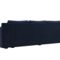 The Elevate Sectional in Recycled Velvet