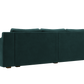 The Elevate Sectional in Recycled Velvet