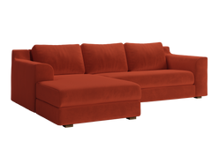 The Elevate Sectional in Recycled Velvet