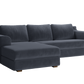 The Elevate Sectional in Recycled Velvet
