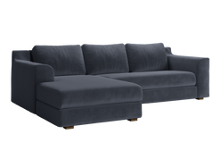 The Elevate Sectional in Recycled Velvet