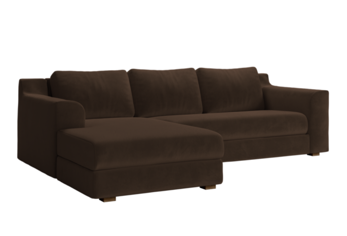 Sabai Design · The Elevate Natural Sectional in Recycled Velvet | socius design in Rochester, MN