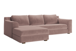 The Elevate Sectional in Recycled Velvet