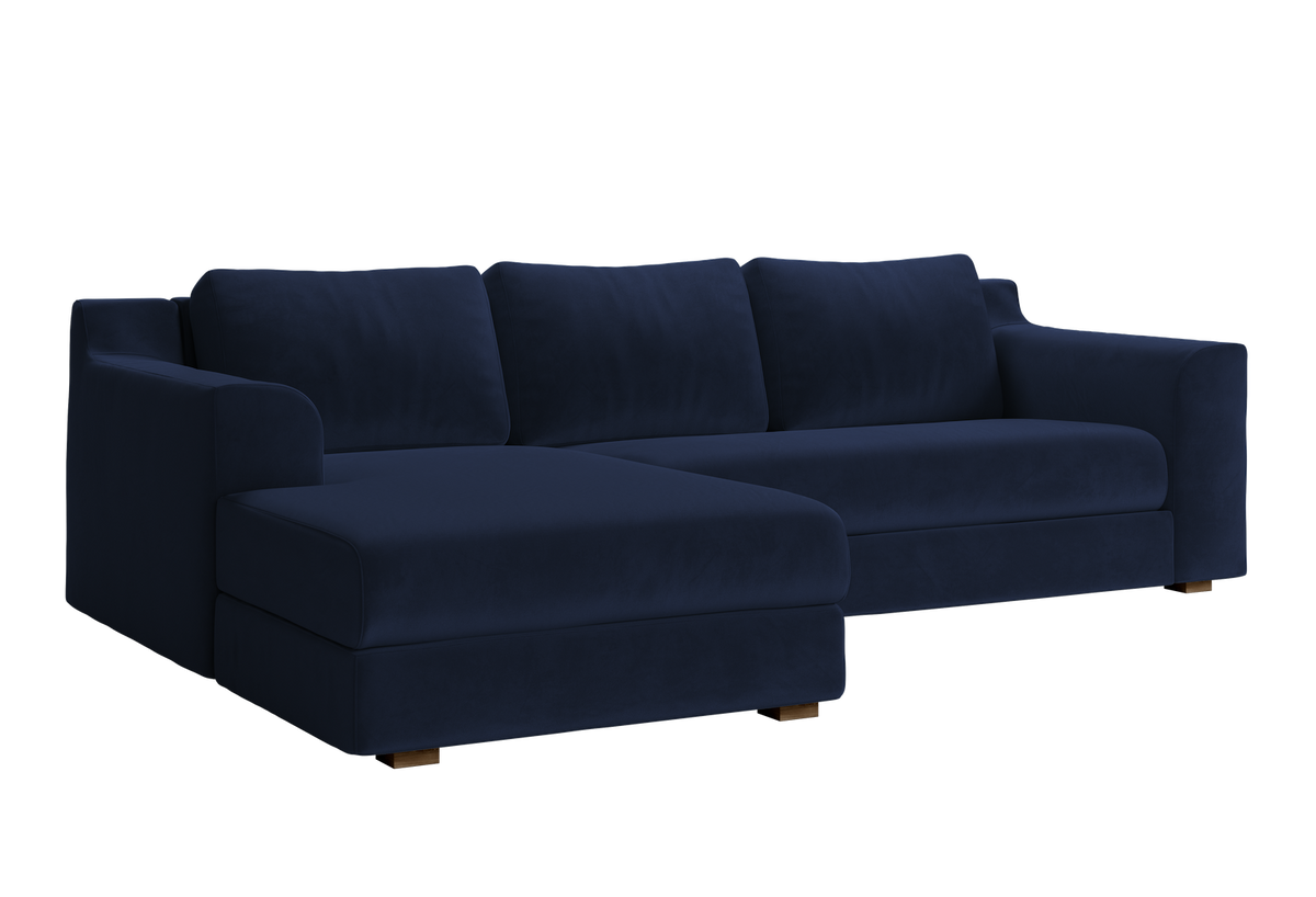Sabai Design · The Elevate Natural Sectional in Recycled Velvet | socius design in Rochester, MN