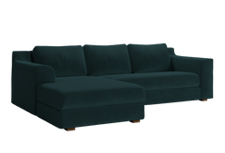 The Elevate Sectional in Recycled Velvet