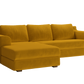 The Elevate Sectional in Recycled Velvet